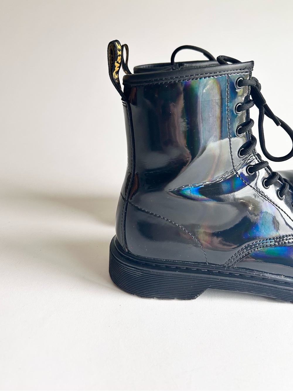 Dr. Martens 1460Y Black Patent Leather Combat Boots size7 - Picture 15 of 16